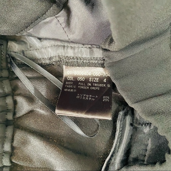 Theory Black Japanese Crepe Pull on pants - Picture 8 of 11